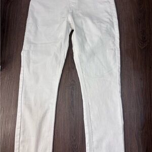 Women's High Rise White Jeans
